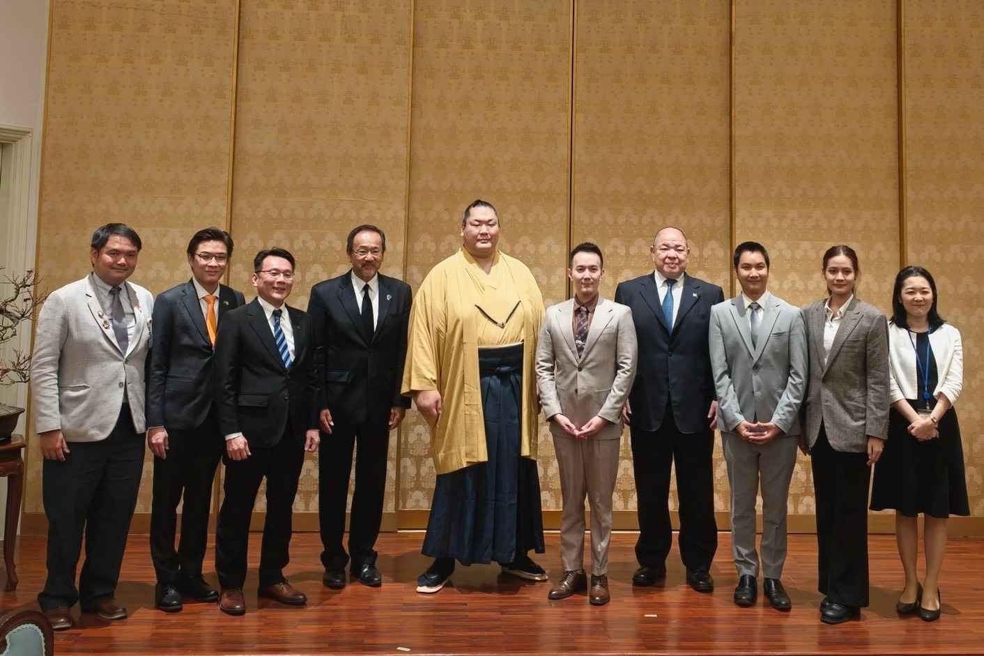 กลุ่มมิตรภาพสมาชิกรัฐสภาไทย-ญี่ปุ่น ร่วมต้อนรับประธานสมาคมซูโม่ หนุนความสัมพันธ์ผ่านกีฬา
